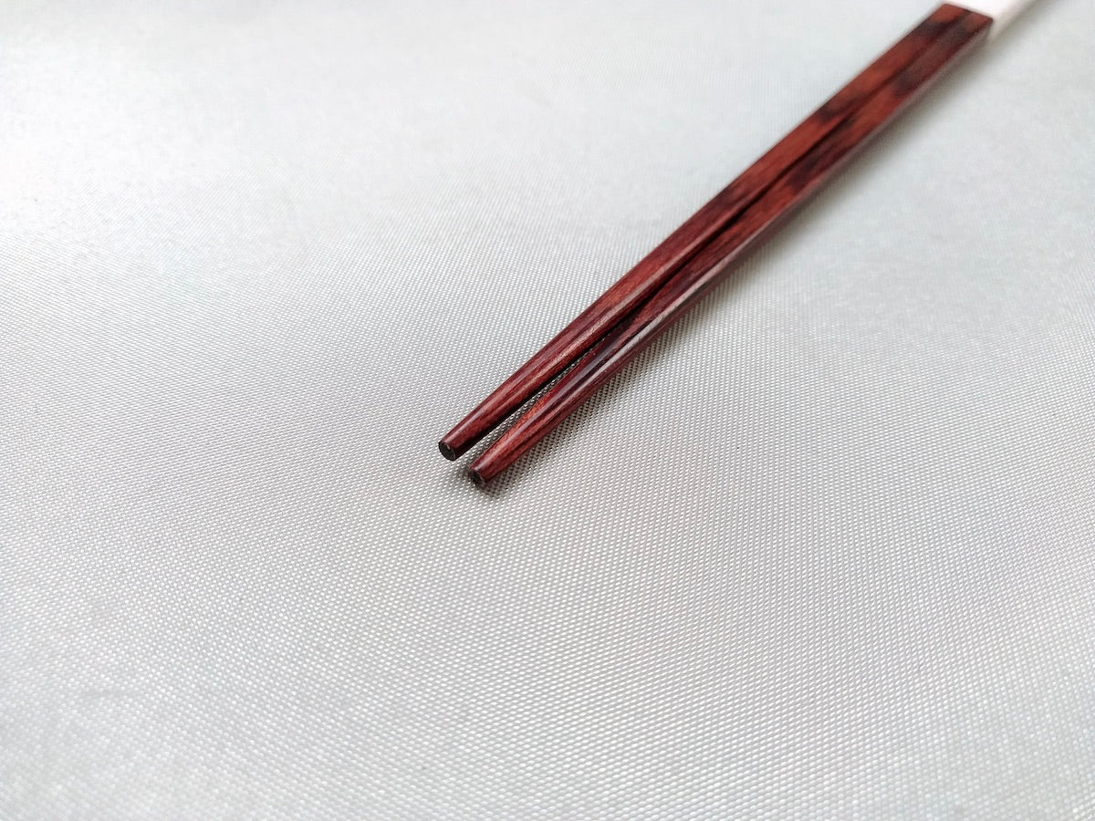 Extra thin chopsticks vermilion dishwasher safe [Tanaka Chopsticks Store]