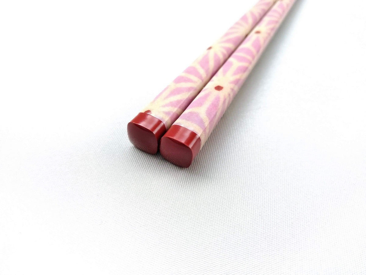 Natural wooden chopsticks Asanoha [Hashikura Matsukan]
