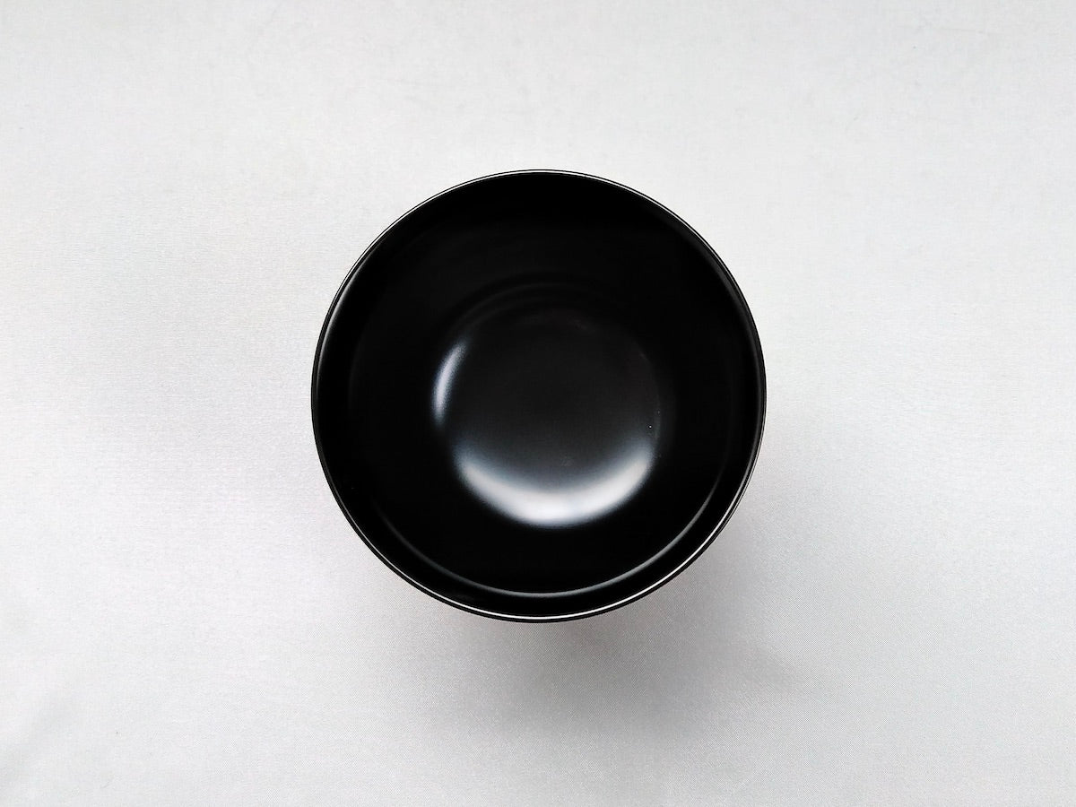 Machine washable Spring and Autumn Bowl Black [Matsuya Lacquerware]