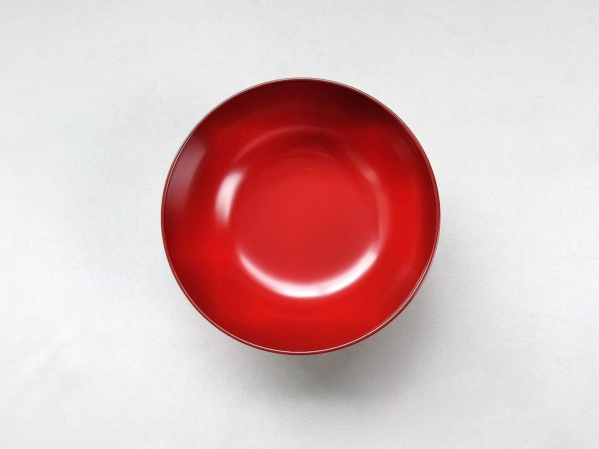 Washing machine compatible small nesting bowl Vermilion [Matsuya Lacquerware]