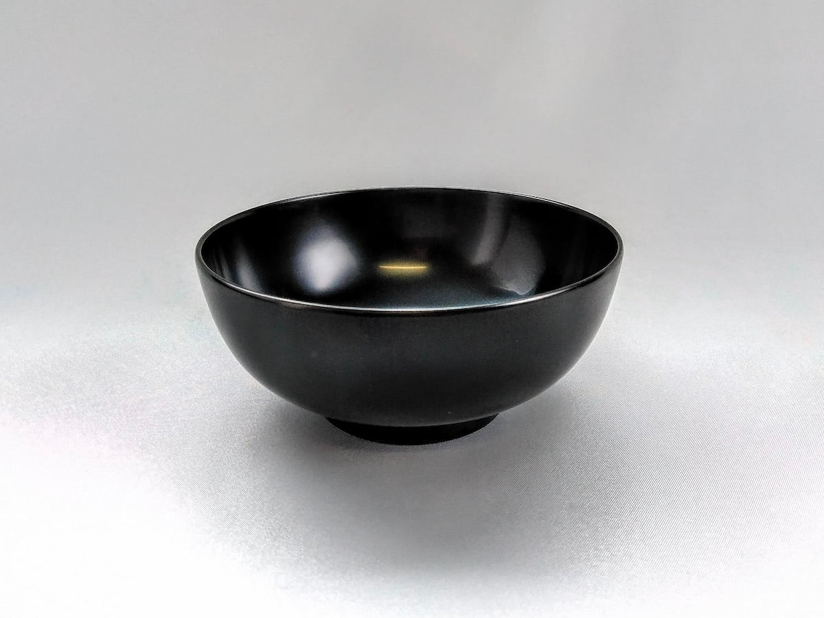 Washing machine compatible small nesting bowl black [Matsuya Lacquerware]