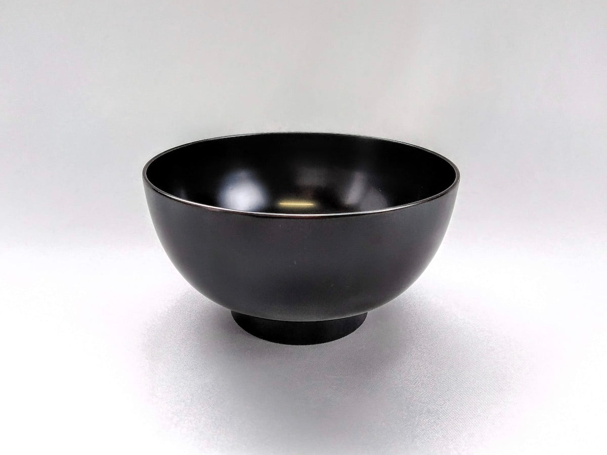 Washing machine compatible nesting bowl black [Matsuya Lacquerware]