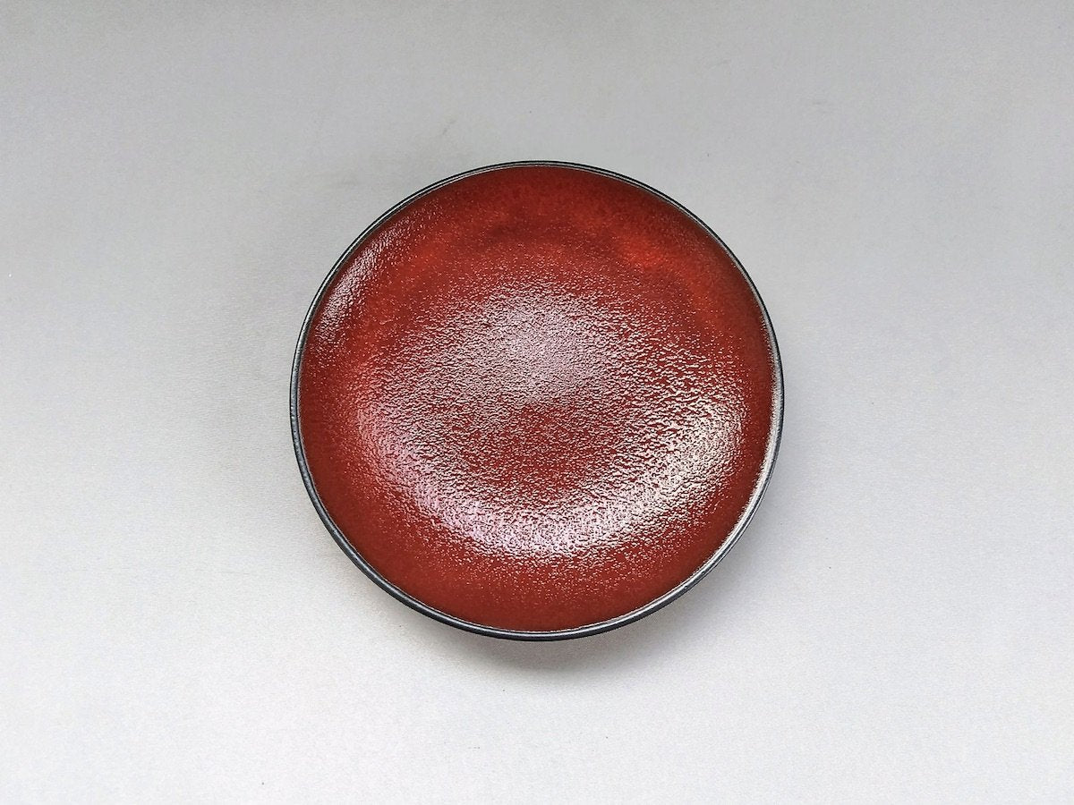 Japanesque round small plate [Sozan kiln]