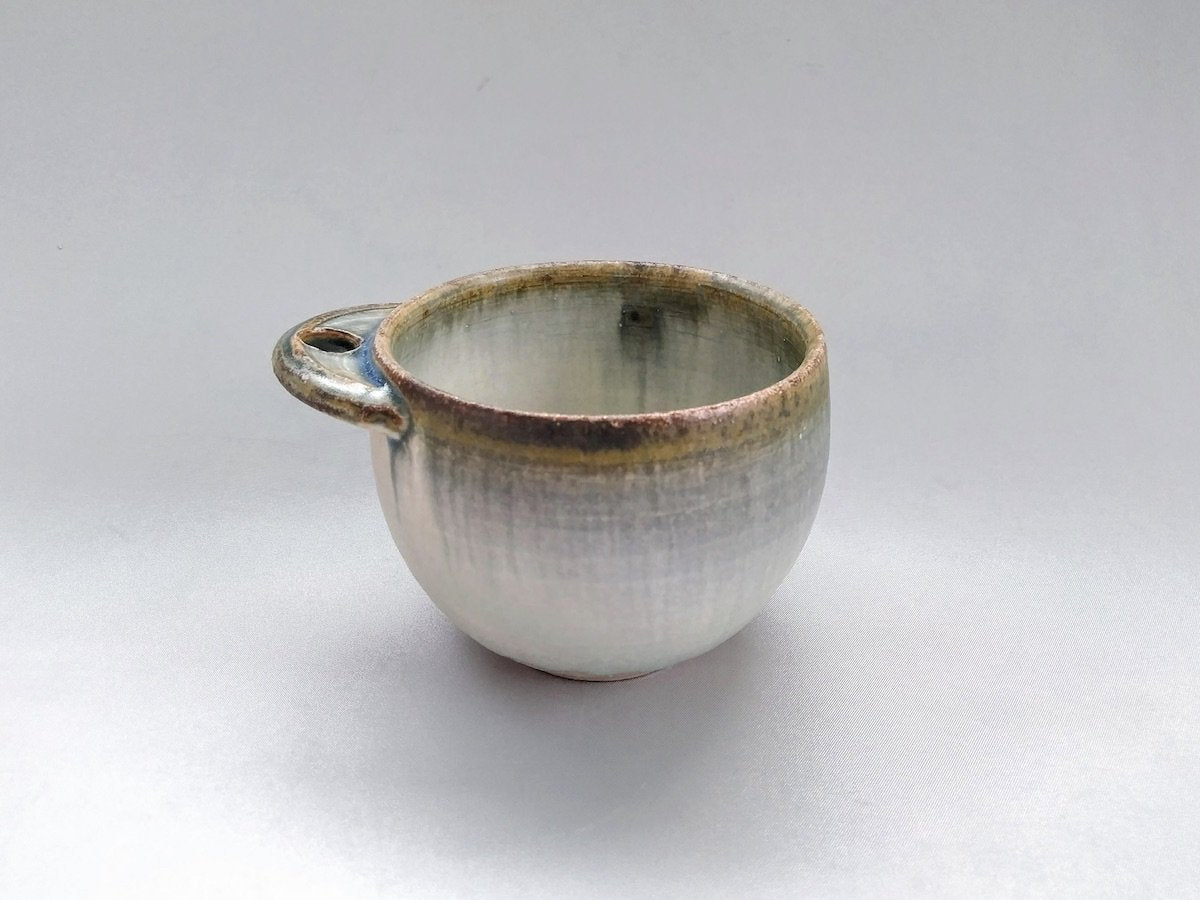 Gray-blue heat-resistant bowl [Taizo Yamamoto]