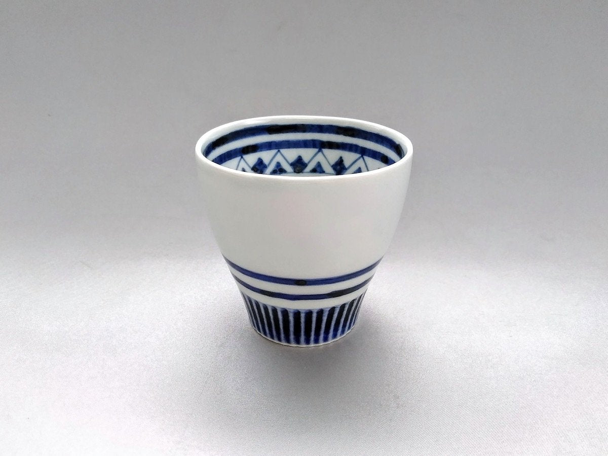 Sword tip teacup blue [Koyogama]