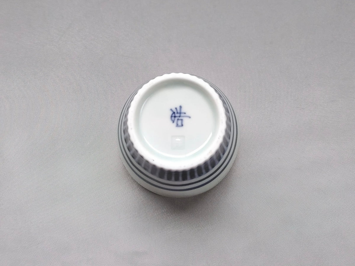Sword tip teacup blue [Koyogama]
