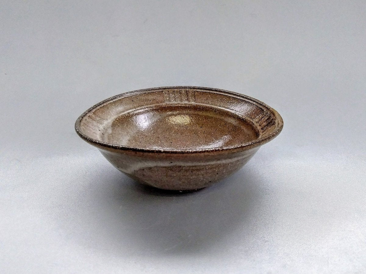 Deflection Small Bowl Mocha [Kiyohide Yokoi]