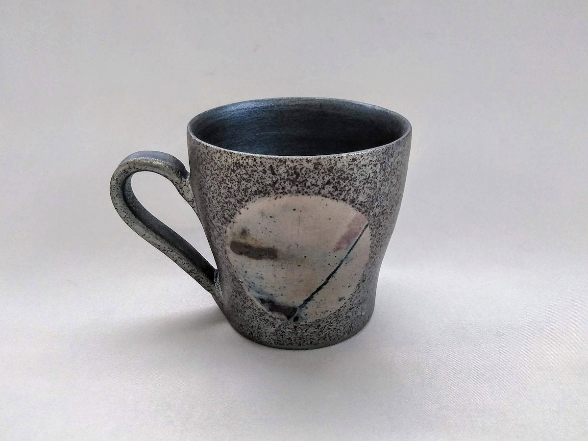 Silver round crest mug [Tasashi Tomita]