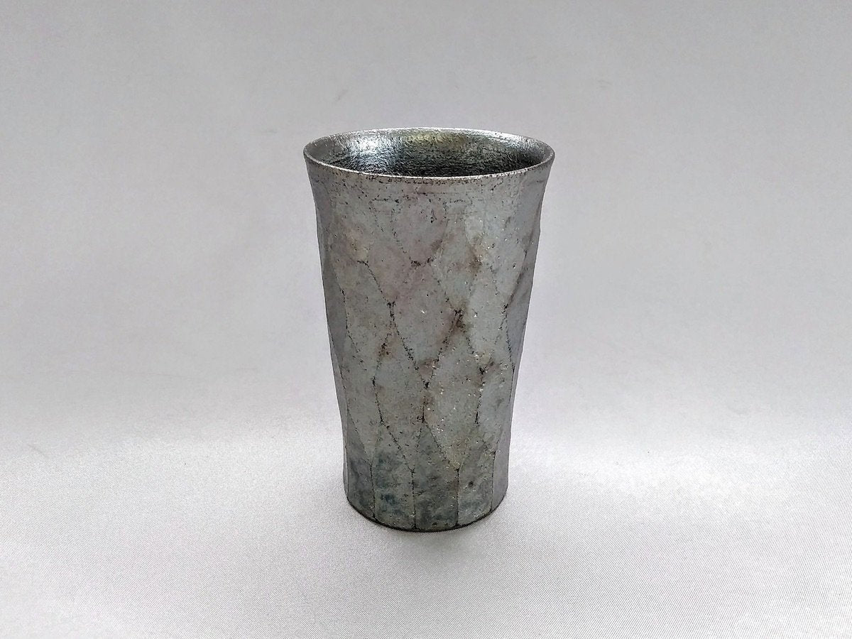 Small kiln cut glass [Tasashi Tomita]