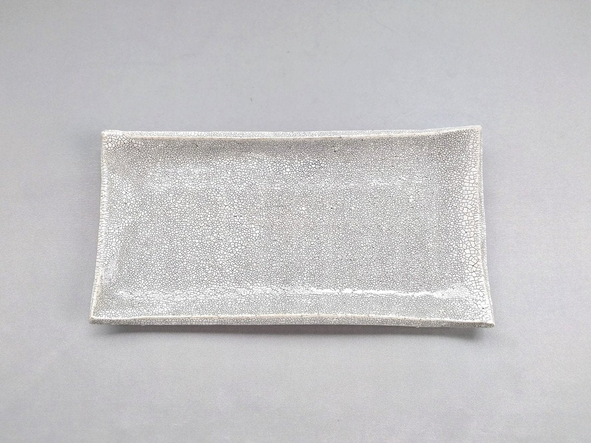 Sabi Kairagi long square plate [Hyozan kiln]