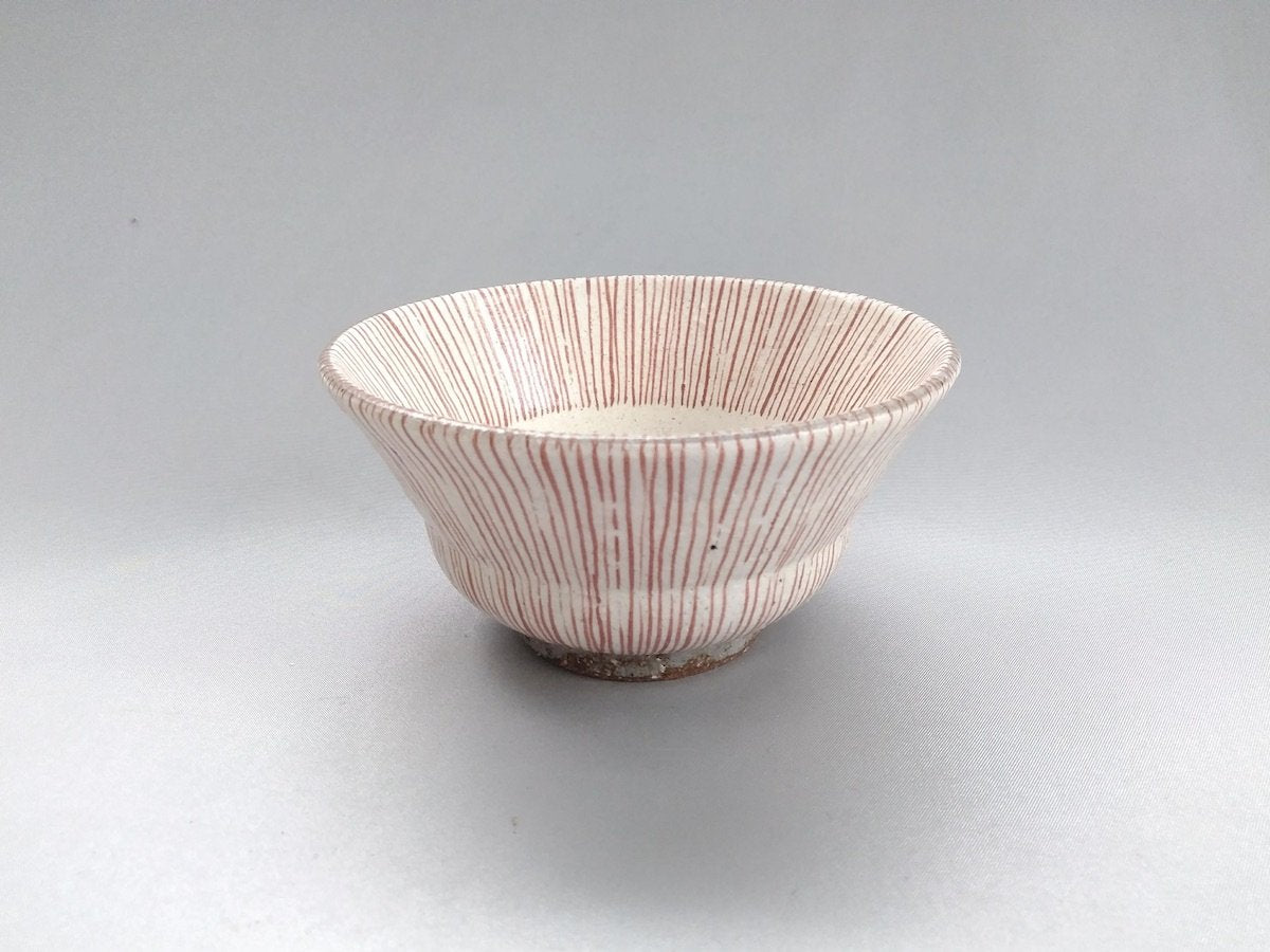 Hosojugusa rice bowl red [Shinji Akane]
